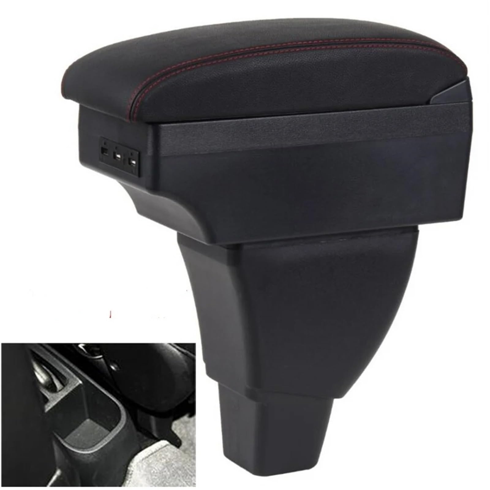 Accoudoir Central Accoudoir Pour Toyota IST Boîte Rangement Pour Console Centrale Voiture Accessoires Modification Avec Porte-gobelet Port USB