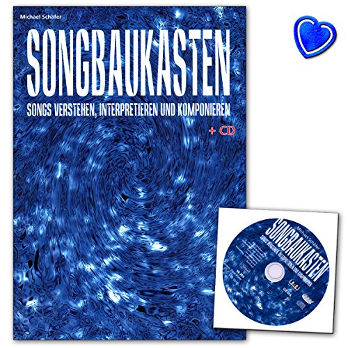 Songbaukasten - Songwriting und Liedgestaltung will gelernt sein ! - Ama Verlag 610510 9783899222418 - Buch mit CD und bunter herzförmiger Notenklammer