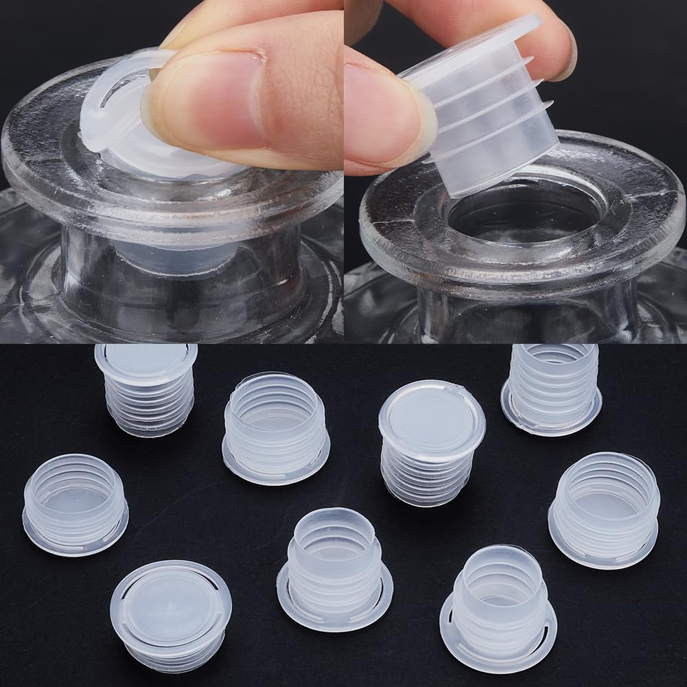 GORGECRAFT 32 Stuks 4 Kleuren Siliconen Stoppers voor Zout en Peper Shakers 9mm Zout Plug Stopper Vervanging Fles Caps Herbruikbare Ronde Einddop Kurken voor Flessen Pijpen Potten Thuis Keuken Opslag