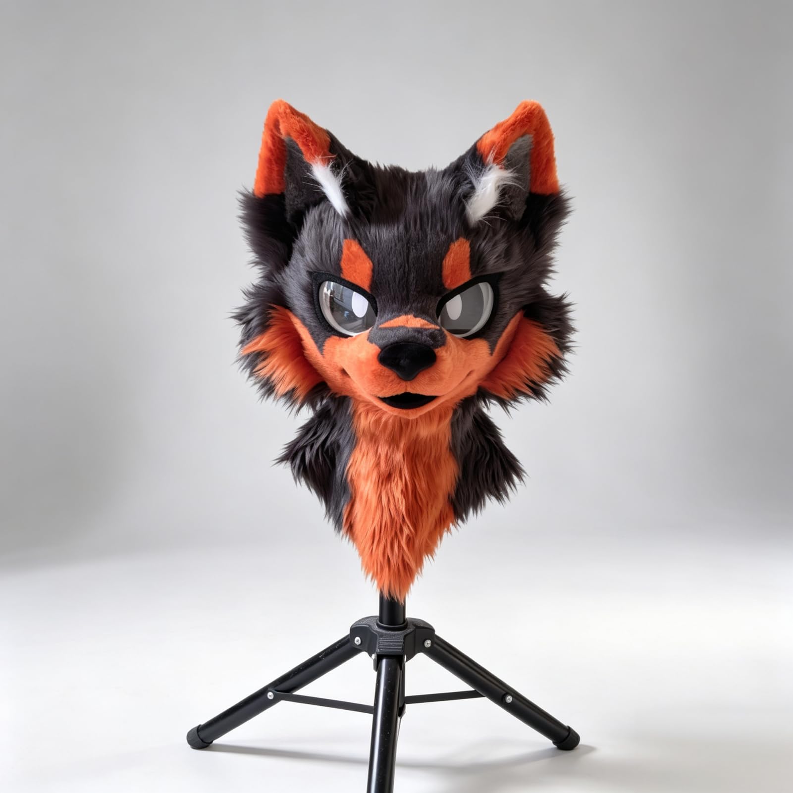 Fursuit Furry Głowa, maska cosplay na Halloween i imprezy tematyczne