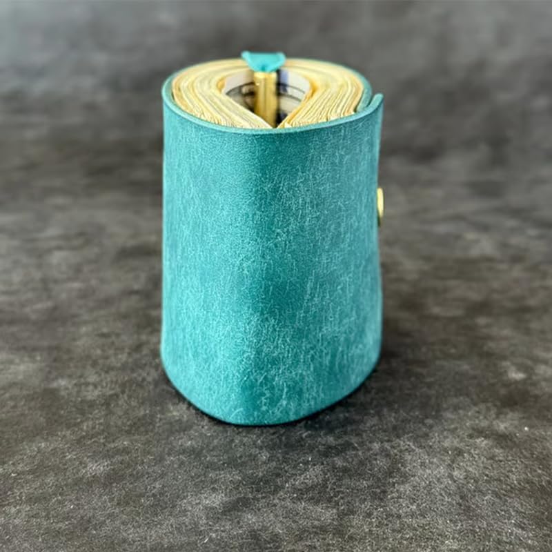 The Cash Wrap Wallet, Handmade Leather Fast Access Money Holder, with Magnetic Clasp, Holds 1–99 Bills (# 1)4