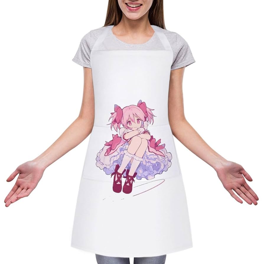 Amazon｜魔法少女まどか☆マギカエプロン 首掛け おしゃれ 男女