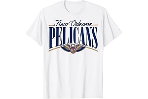 Pelicans Pride: Arch Logo T-Shirt Embodies Team Spirit