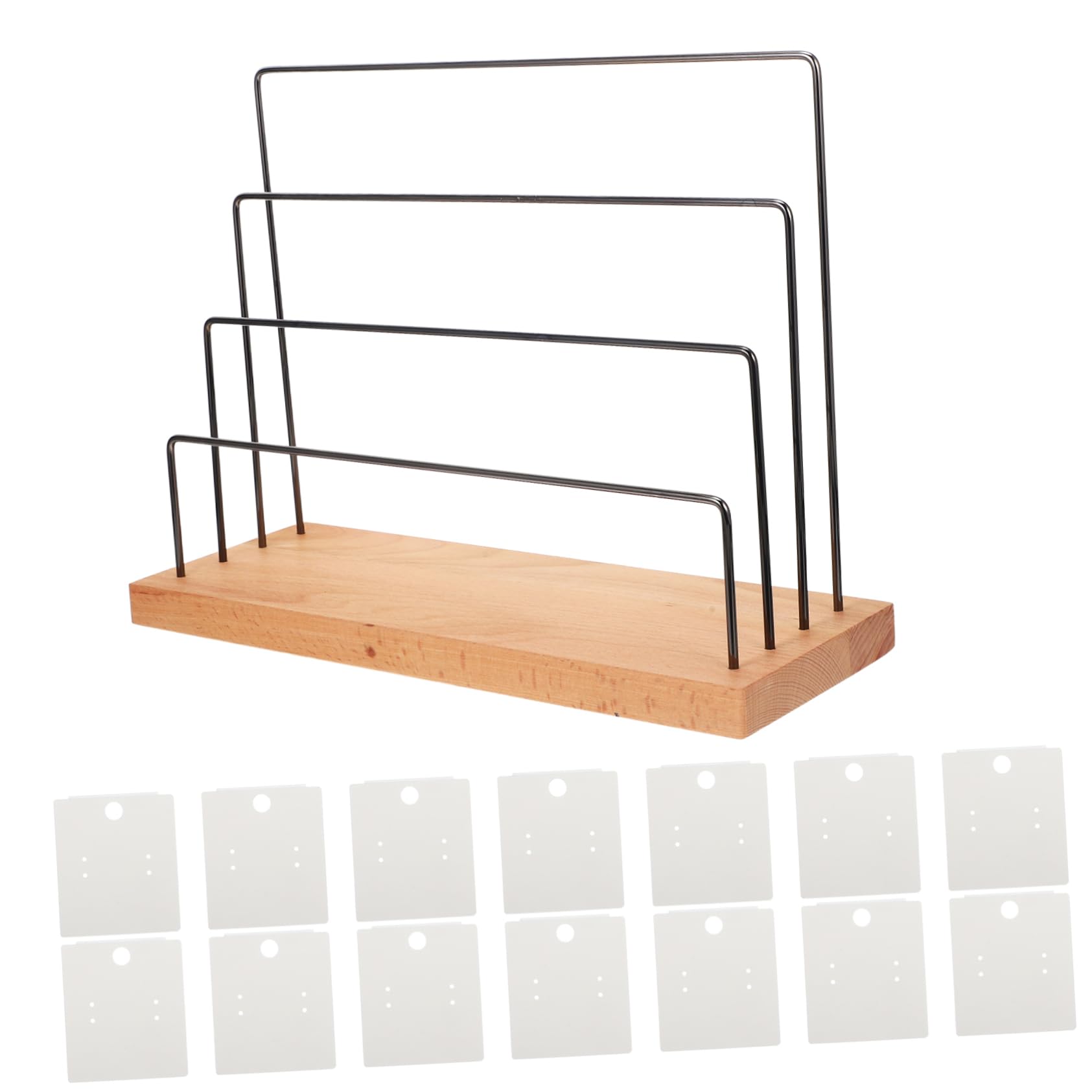 OUNONA Earring Holder Stand Jewelry Rack Display for Selling Multi-tier Desktop Jewelry Holder Easy to Use Organize