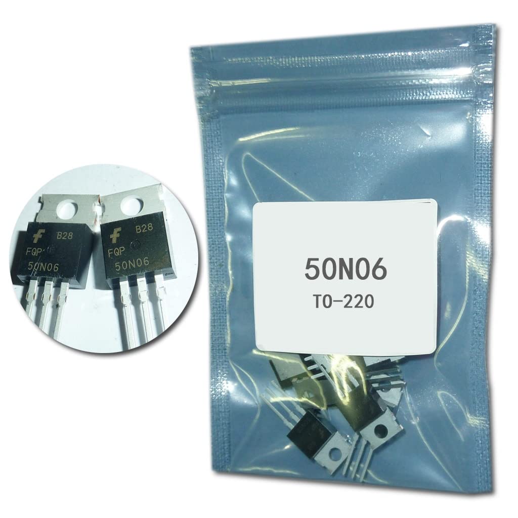 Transistor 10 Pz/Lotto FQP50N06 Transistor 50N06 TO220 N-CH 60V 50A Transistor Mos FET
