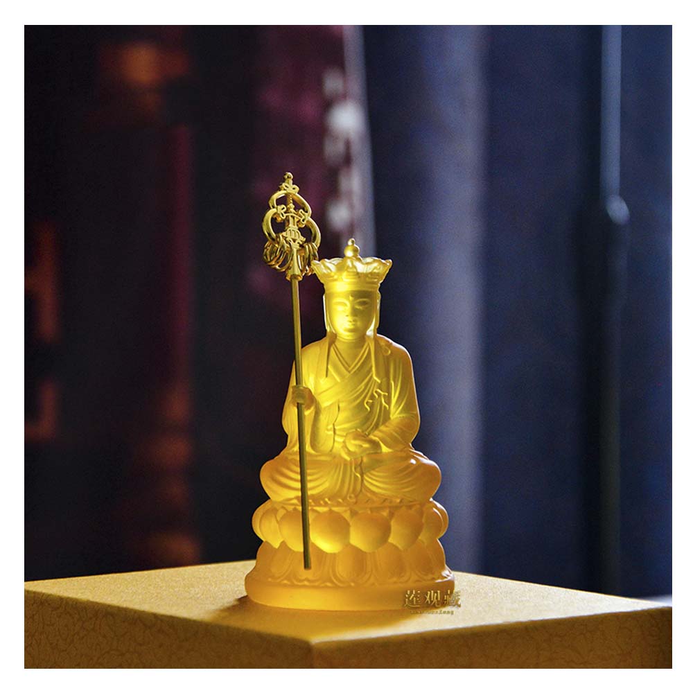 地蔵王菩薩 置物 お地蔵様 仏壇仏像 樹脂製 座像 開運グッズ 祈願 