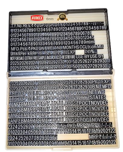 Image of NUMEX Gold 6MM Precision Batch Coding Machine for 10KG Packs | Ultra-Fast Manual Coding | Solid Steel Body | Hard Rubber Type | AI Verified | Since 1976