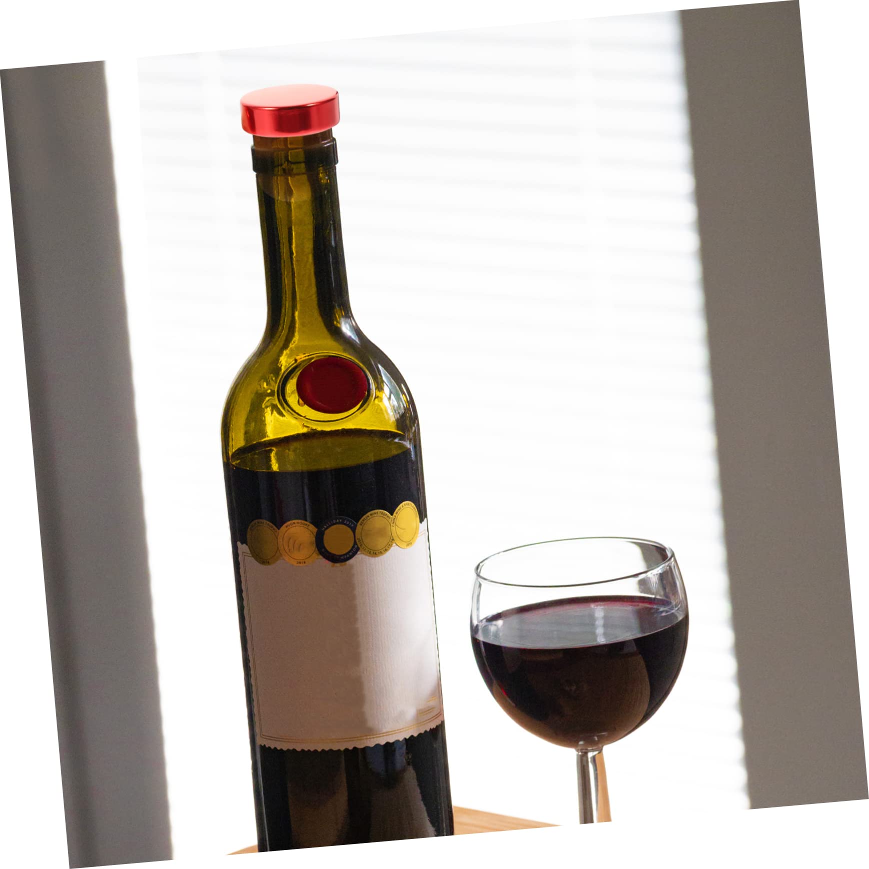 Cabilock 6Pcs Shape Wine Bottle Corks Wine Sealer Plugs Leakproof Wine Bottle Stoppers for Sealing Wine Strong Material for Use