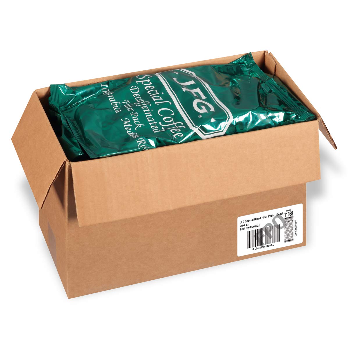 Amazon.com : JFG Special Blend Medium-Dark Roast 2 oz. Filter Pack