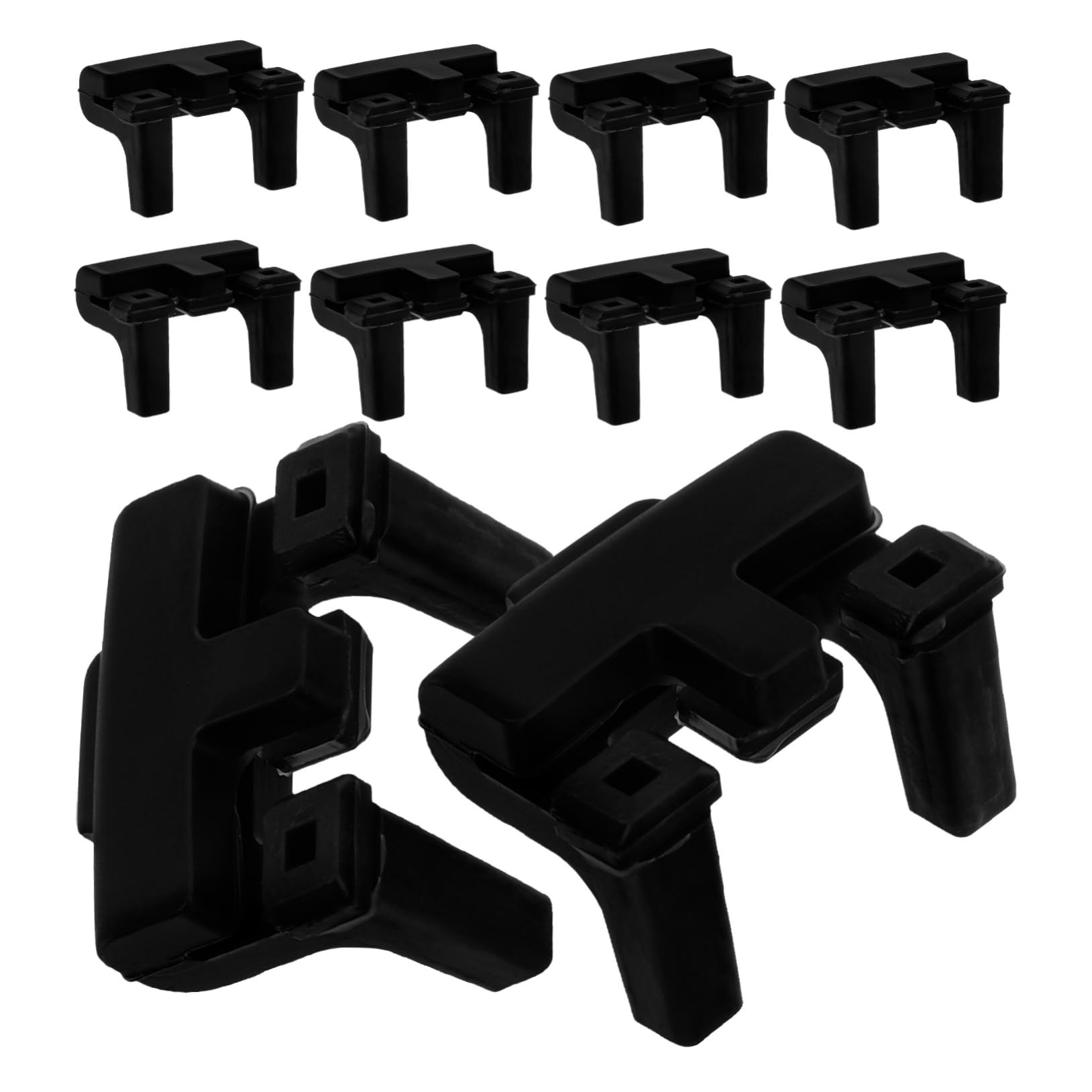 Amosfun 50 Pezzi Foglio di Protezione Angolare in Silicone Airfryer Friggitrice Ad Paraurti Protezione Parti di Ricambio Friggitrice Ad Paraurti Angolo di Protezione