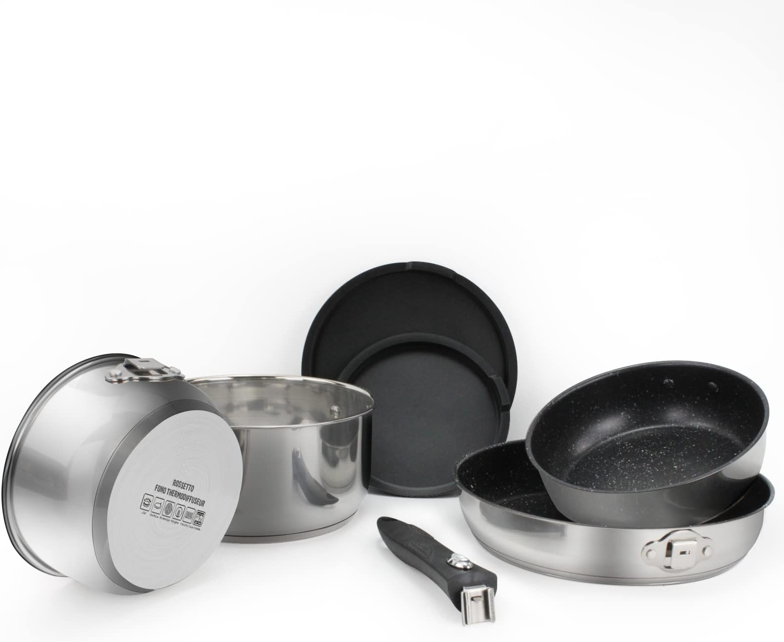 MENASTYL - Batterie de cuisine 5 pièces tous feux dont induction