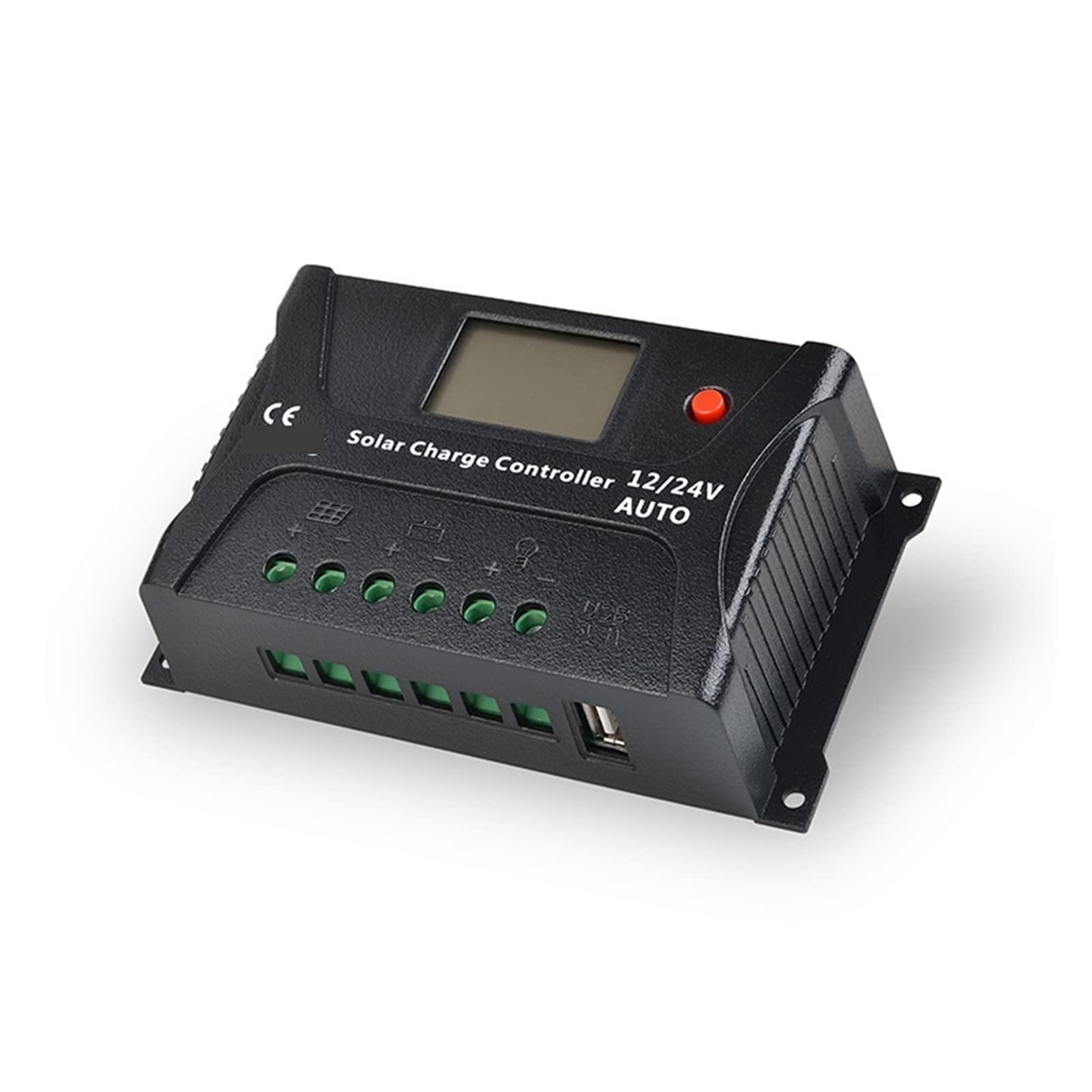 Controlador de Carga Solar, Controlador Solar MPPT Carga Y Descarga Económica PWM