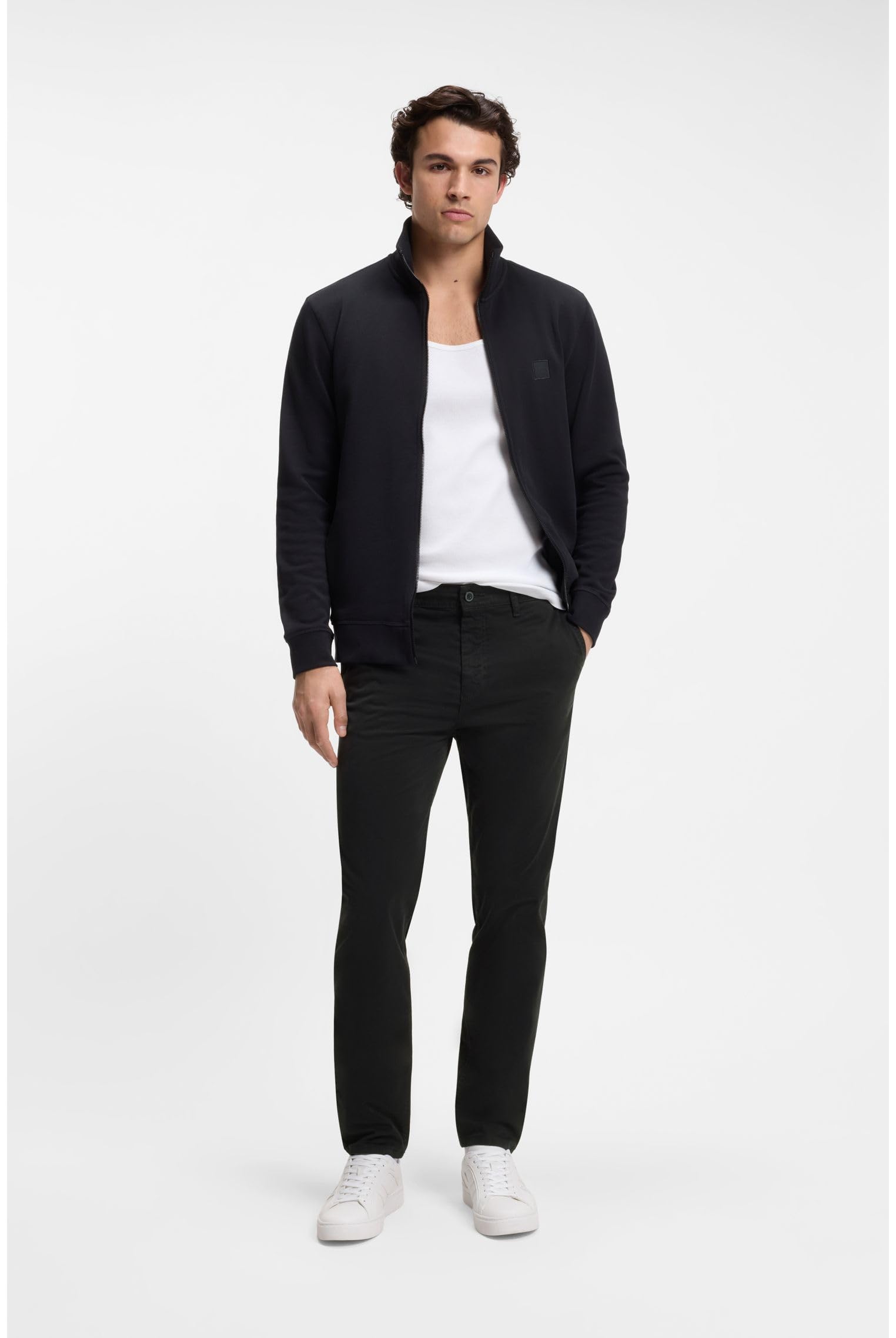 BOSS Herren Trousers_Flat Chino_Tapered 10242156 01