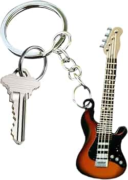 Amazon | ベースギターキーホルダー | 楽器キーホルダー