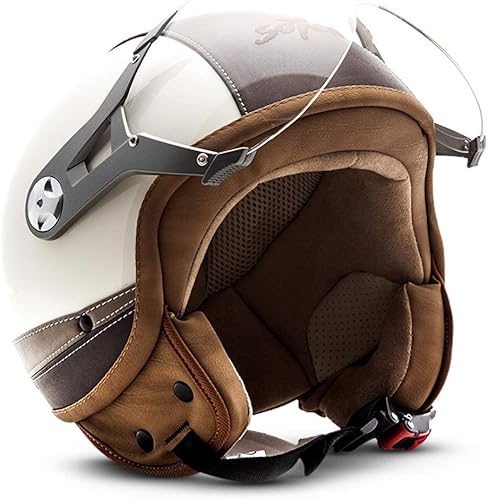 Miniatura 5 de NTNK N325 Urban SOXON - Casco abierto para motocicleta piloto de medio chorro