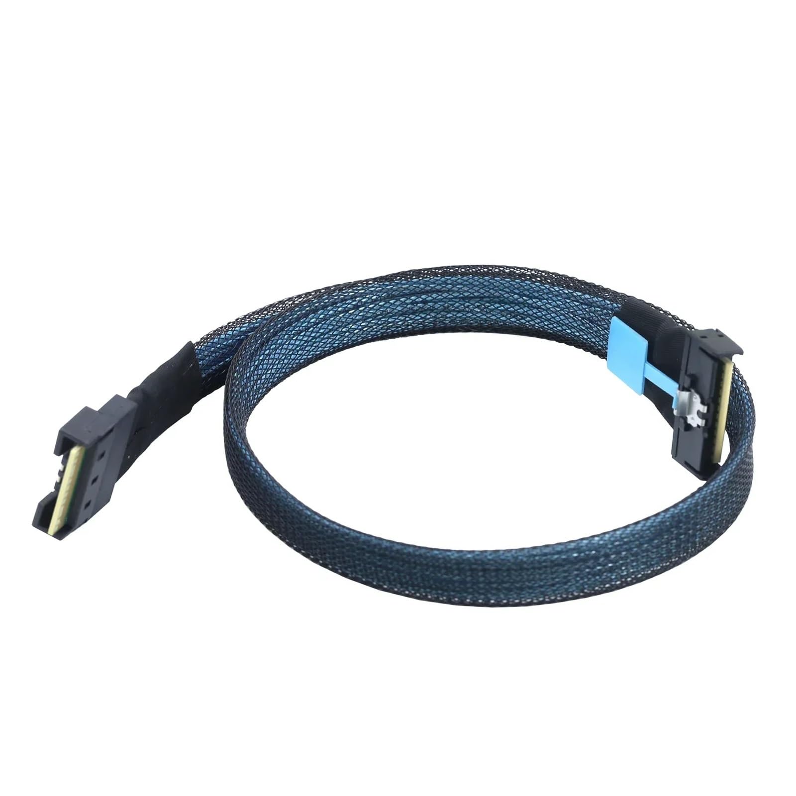 Cavo di prolunga PCI-E 5.0 MI NI Cool Edge IO MCIO 74Pin a All Inclusive Inserimento SFF-8654 8i 74Pin Slimline S*A*S 4.0 24 Gbps (1M)