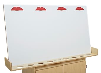 Childcraft Wall-Mounted Easel, 48-7/8 x 10 x 27-5/16 Inches