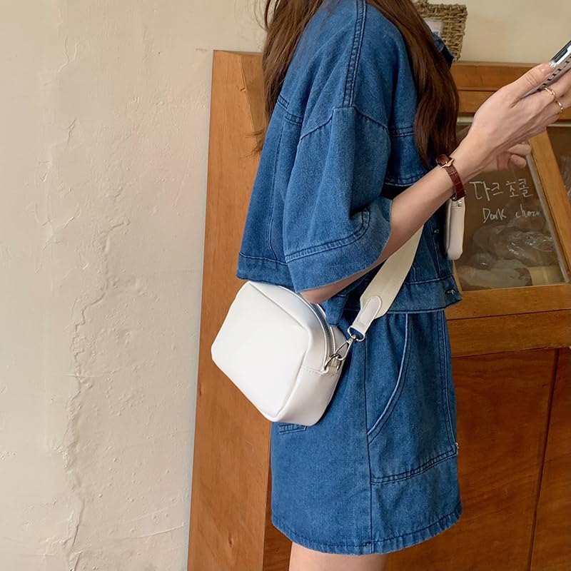 Women's Small Crossbody Bag 3 in1 Fashion Waist Bag Mini Cute Shoulder Bag Chest Bag with Adjustable Strap2