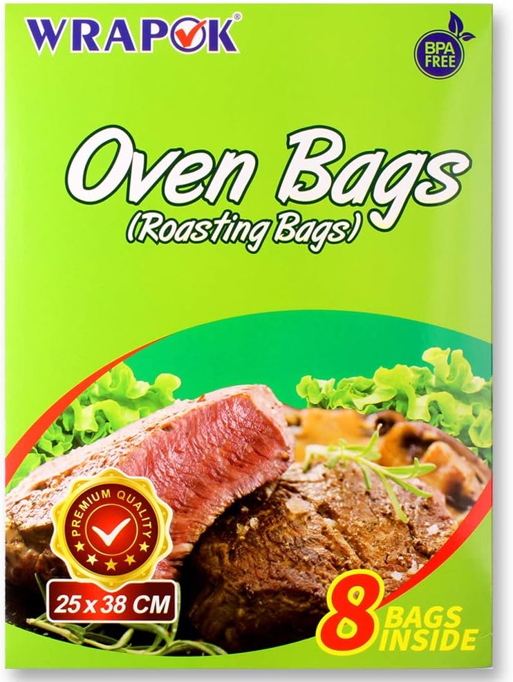 WRAPOK Oven Cooking Turkey Bags Small Size Ribs Baking