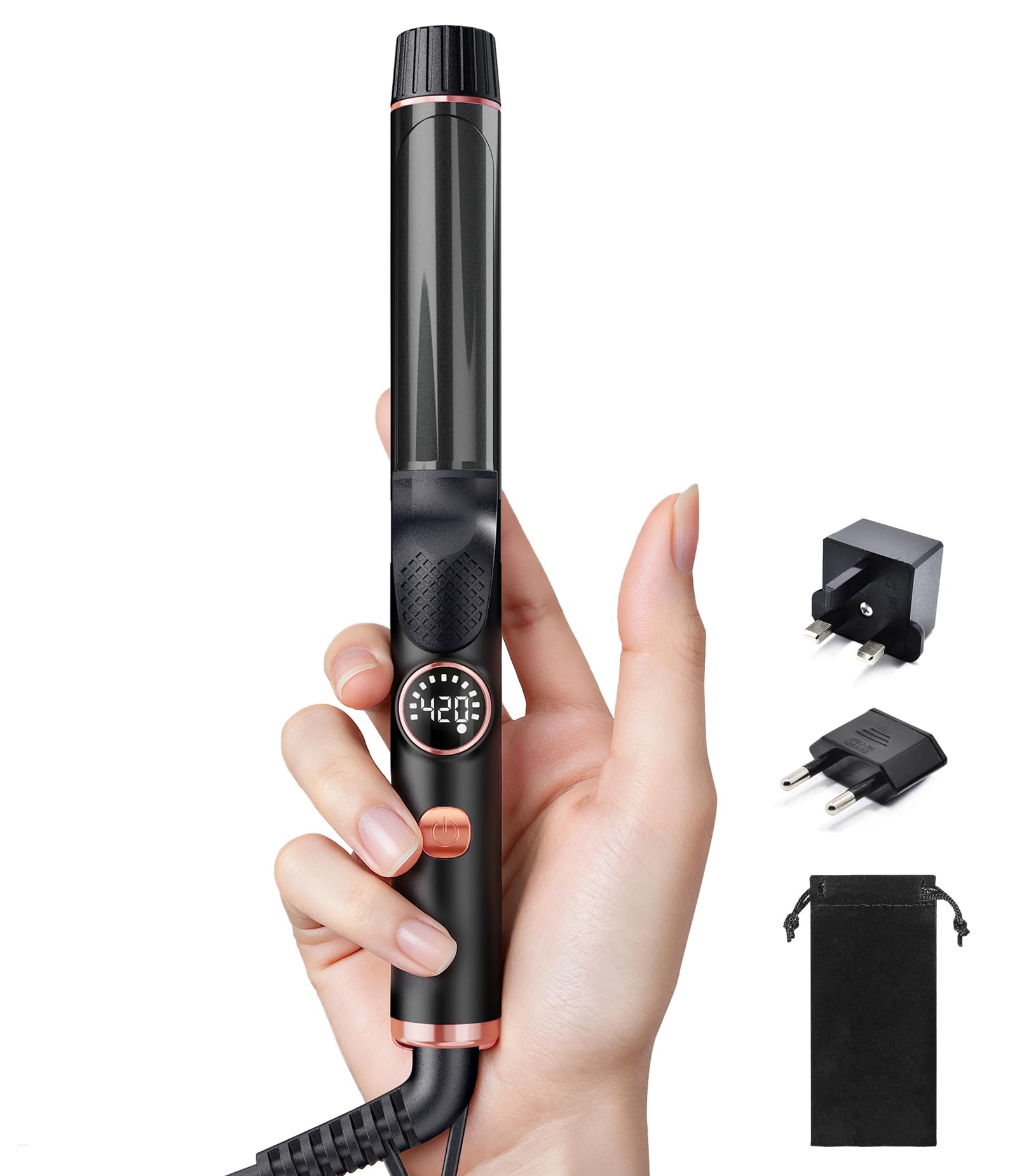 Desalo 1 Inch Mini Travel Curling Iron