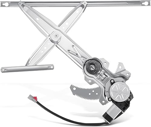 YHTAUTO Elevalunas eléctrico del lado del pasajero delantero con conjunto de motor de 2 pines para Honda Civic 1996-2000, Coupé solo 2 puertas