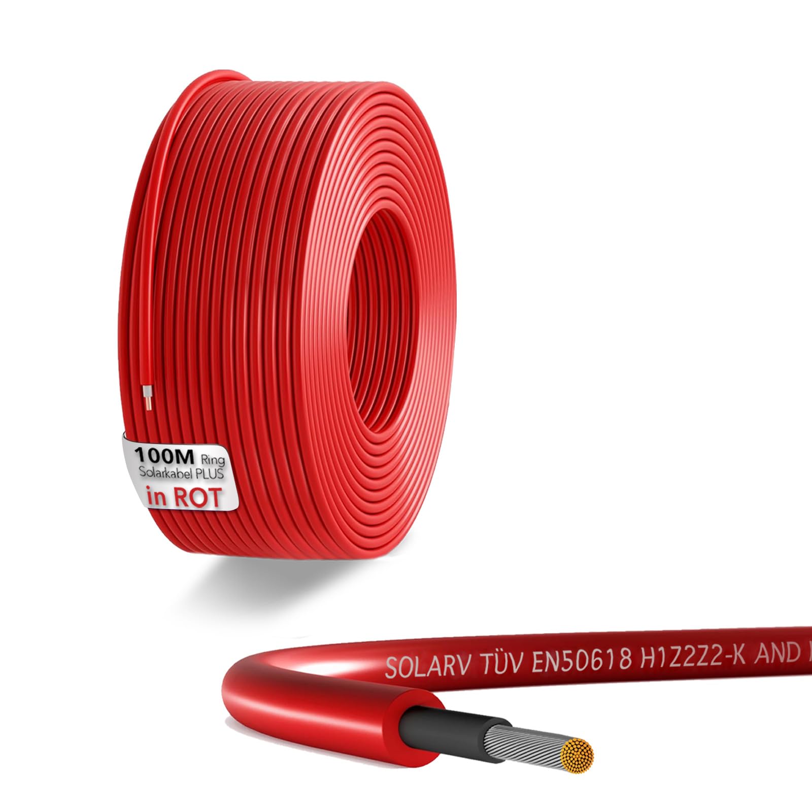 enjoy solar® H1Z2Z2-K - Cable solar para instalaciones fotovoltaicas (100 m