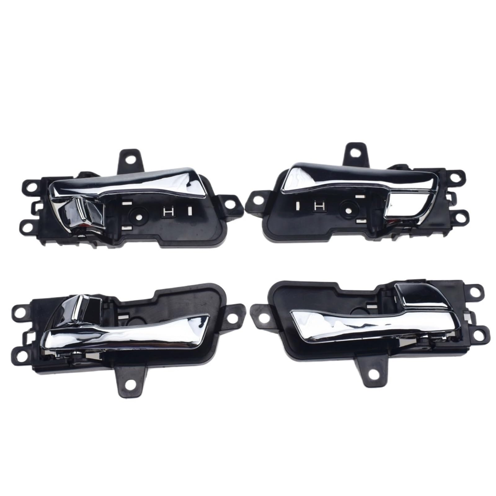 Punxdda Car Inner Handle for Hyundai for Sonata 2001-2014 2.0L 2.4L 2.7L 3.3L Inside Car Door Handle 4 Pcs Set(2.0L 2.4L 2011-2014)