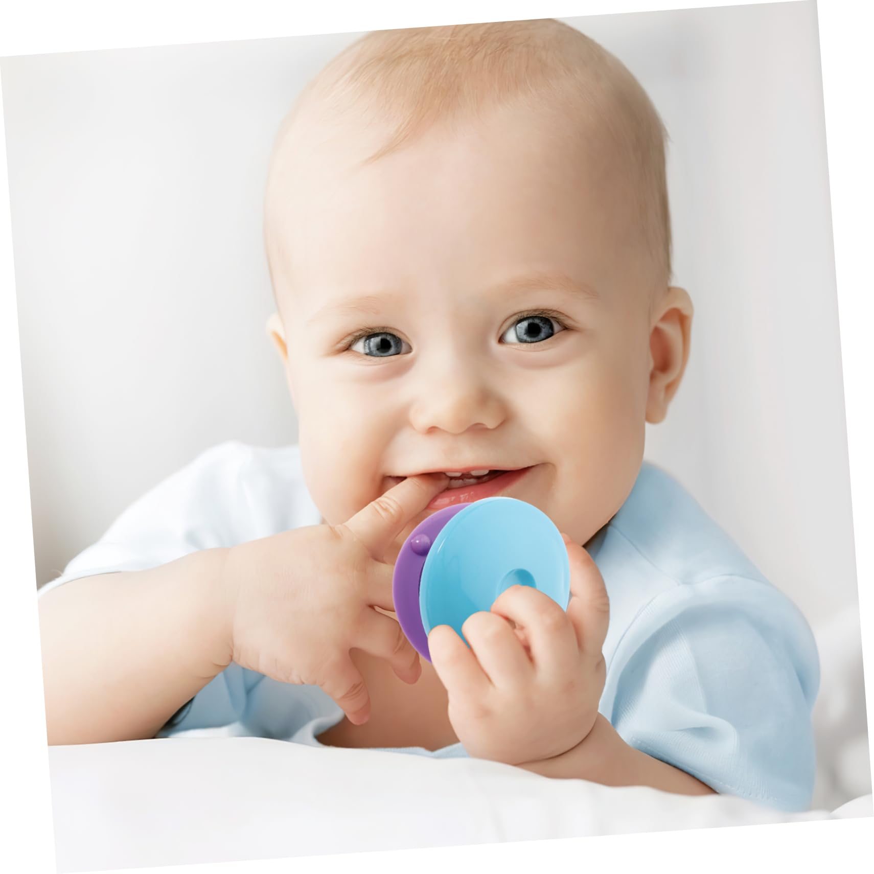 VICASKY Children's Music Instrument Set 8pc Plastic Castanets Toddler Castanets for Boys and Girls for Young Musicians