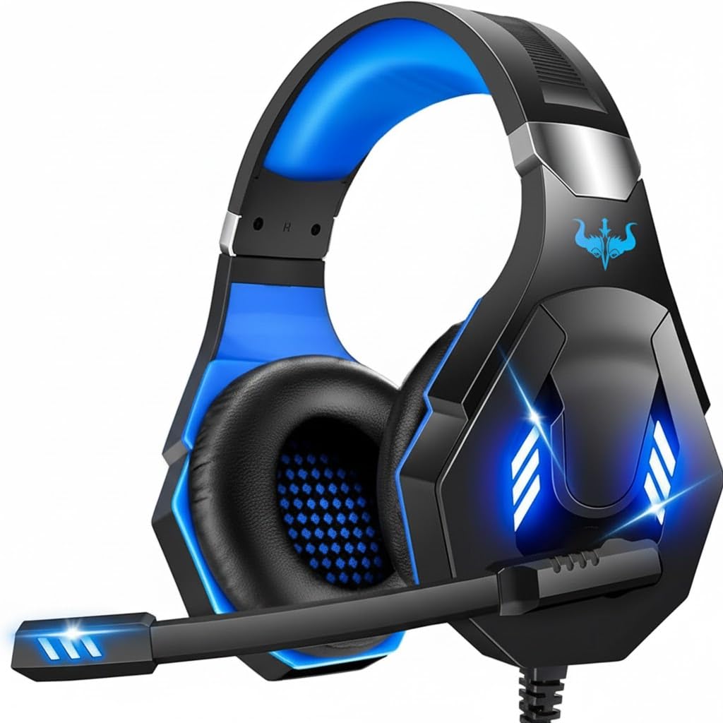 OVLENG X7 Stereo Gaming Headset With Mic - Wired, 3.5mm, Boom Microphone, 2m Cable
