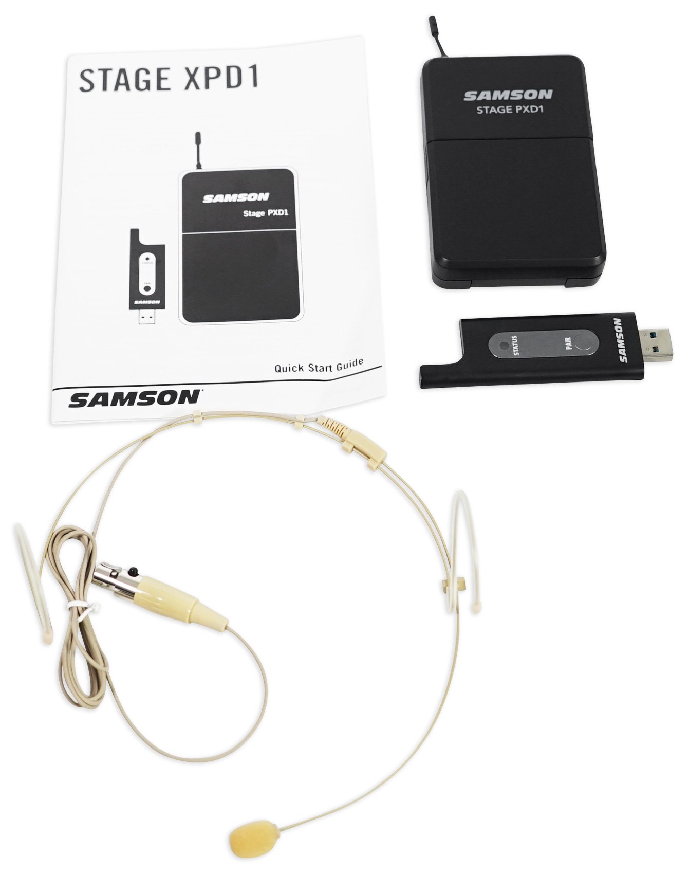 Amazon.com: Samson SWXPD1BDE5 Stage XPD1 Headset - USB Digital 