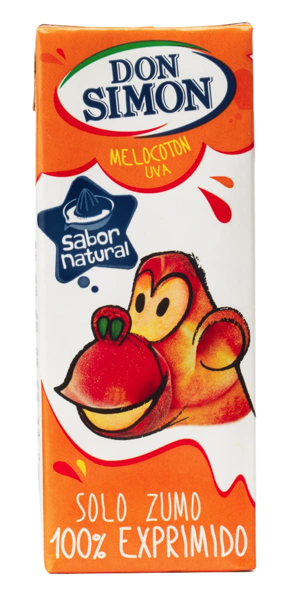 DON SIMONKids Peach Juice 100% Natural, 3 x 200 ml