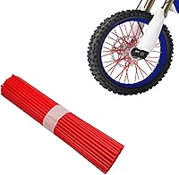 Vista 7 de 72 piezas de cubiertas para radios de bicicleta de tierra, fundas universales para llantas de rueda, decoración y protector de borde de tubo