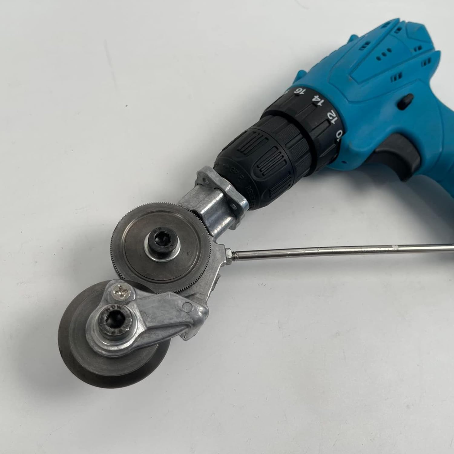 Liuyoyo Power Sheet Metal Shear, Electric Nibbler Drill Attachment