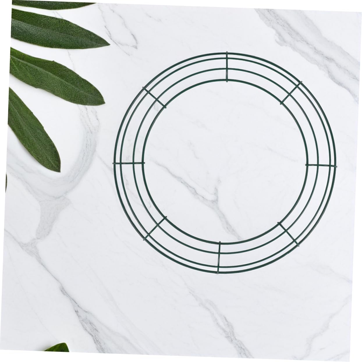 2pcs Round Iron Wreath Hoops Xmas Holiday Wreath Making Kit