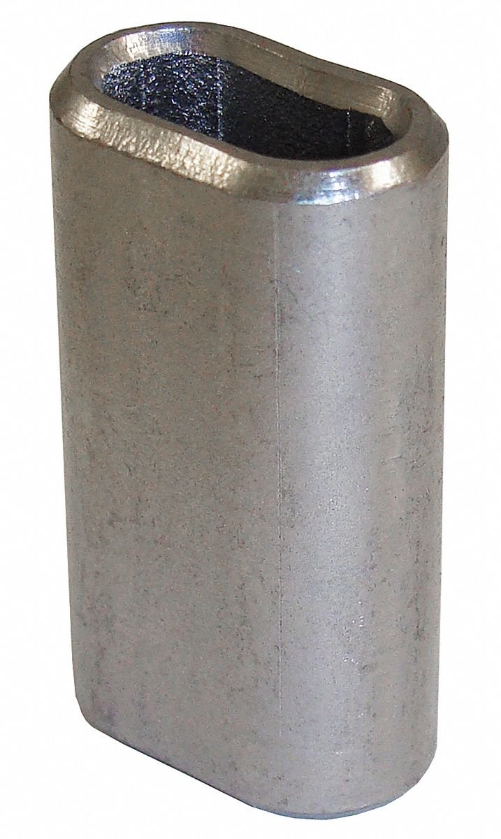 Wire Rope Sleeve, 1/32 in, 304 SS