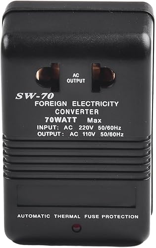Miniatura 4 de Noteflora Transformador convertidor de 100 W, voltaje dual 110V120V a 220V240V y reversa, adaptador de corriente para viajes y electrónica