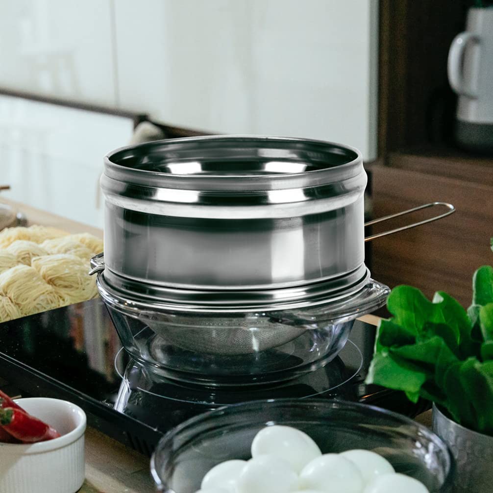 Cestello Vapore Acciaio Inossidabile - Per Cottura A Vapore, Lavaggio Verdure, 4 Misure (S, M, L, XL) - Foto 5