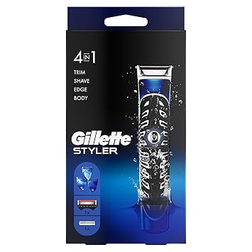 Gillette Fusion Proglide 4-in-1 Styler for Trimming | Shaving | Beard Edging | Body Hair Trimming