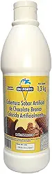 Cobertura Para Sorvetes Sobremesas Bebidas Vários Sabores 1,3kg (Chocolate Branco)
