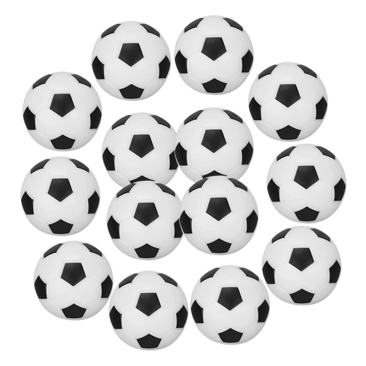 BCOATH 30pcs Miniature Soccer Balls Mini Footballs for Boys and Girls Soccer Present Set Decorative Sports Balls