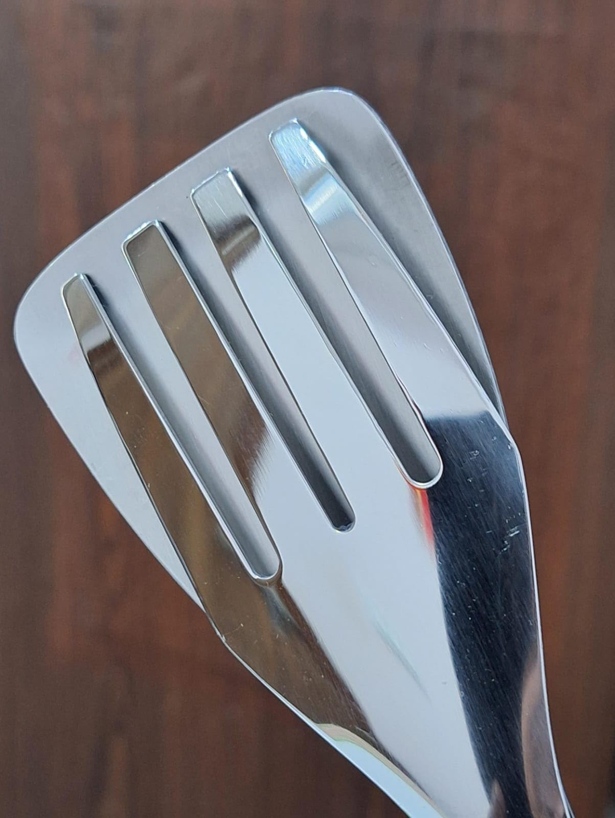 GAFFEL 1 Pc Stainless Steel Salad Serving Clip 23.5cm | Spoon Fork Tong | Multipurpose Serving Tong | Kitchen Tong | BBQ Tong | Dishwasher Safe 2