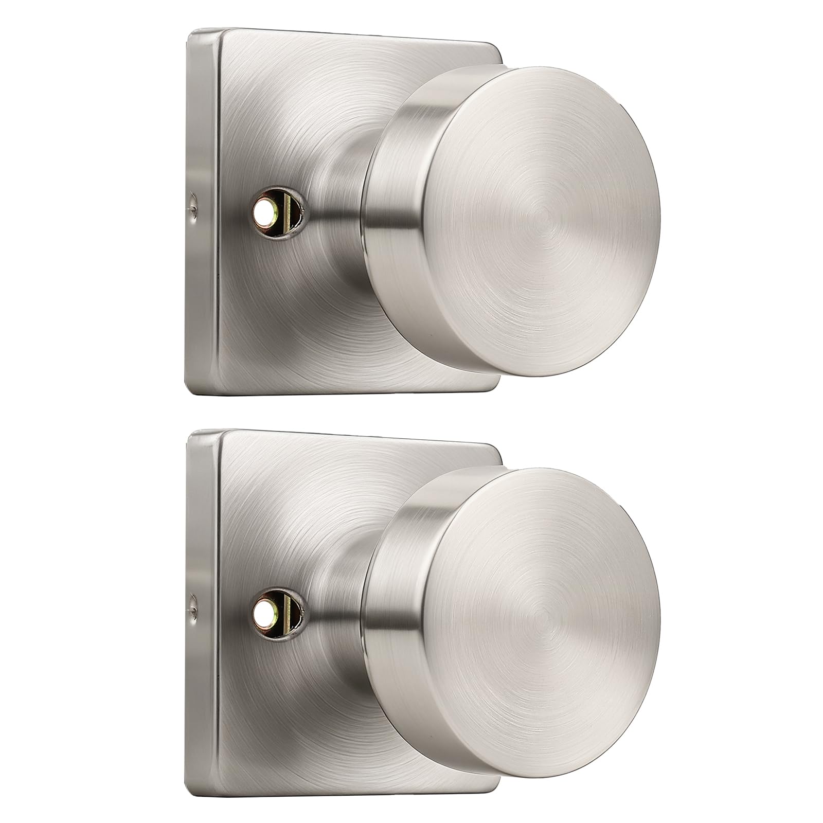 Keyless Door Knobs - Matte Black Privacy Handles -12