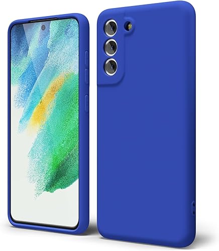 oakxco Funda de silicona líquida para Samsung Galaxy S21 FE 5G, bonita funda de gel de TPU suave delgada y delgada para mujeres y niñas, diseño