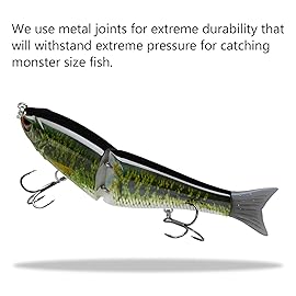 Bassdash SwimShad Glide Baits Jointed Swimbait Bass Pike Salmon Trout Muskie Fishing Lure