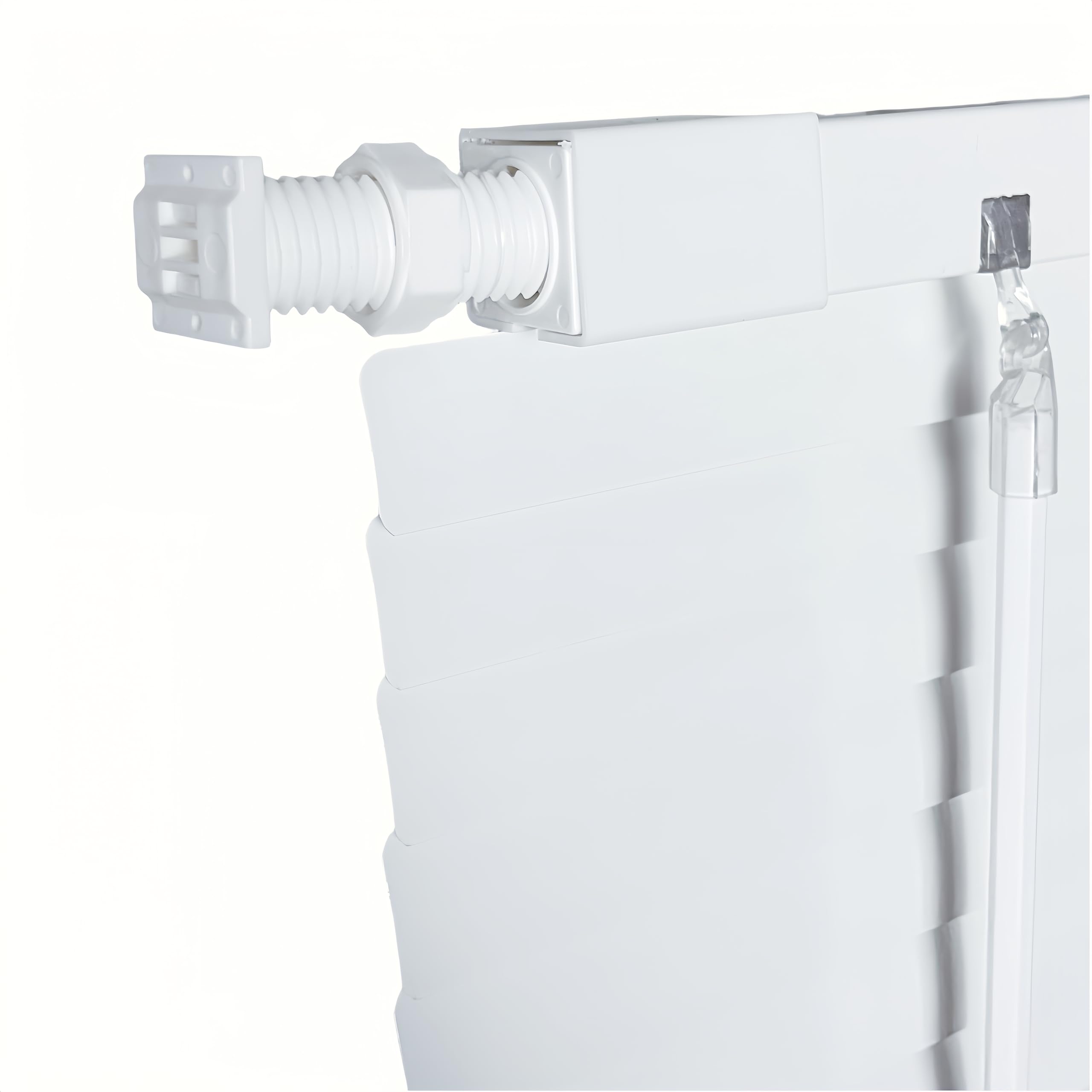 SENXIEN Cordless No Drill Bo Tools 1" Aluminum Mini Blinds for Indoor Windows Custom Cut to Size Horizontal Venetian Blinds & Shades for Home Office.Easy to Install,White.16 W x(12 to 118" H)