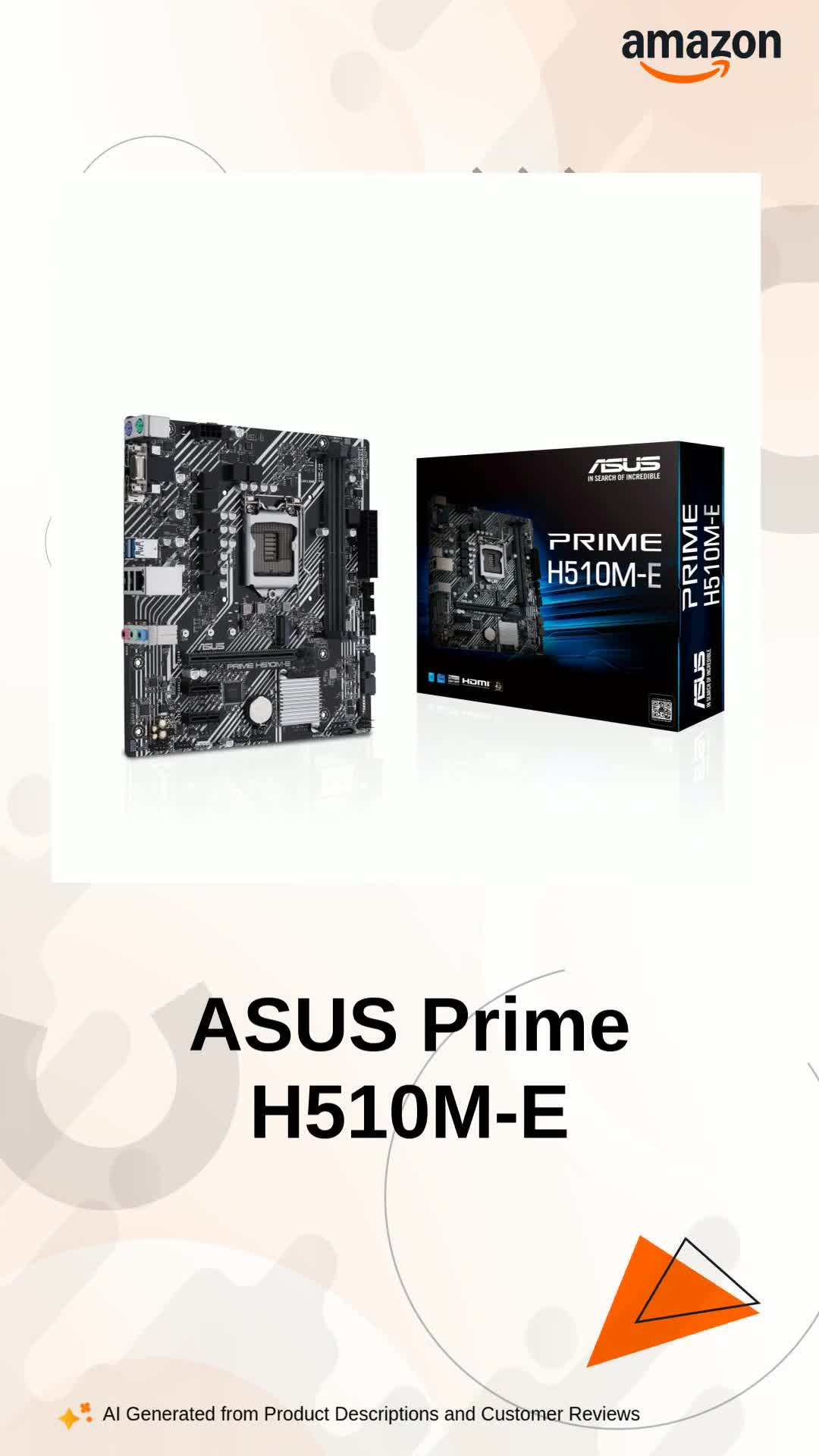 ASUS Prime H510M-E LGA1200 Micro-ATX Motherboard
