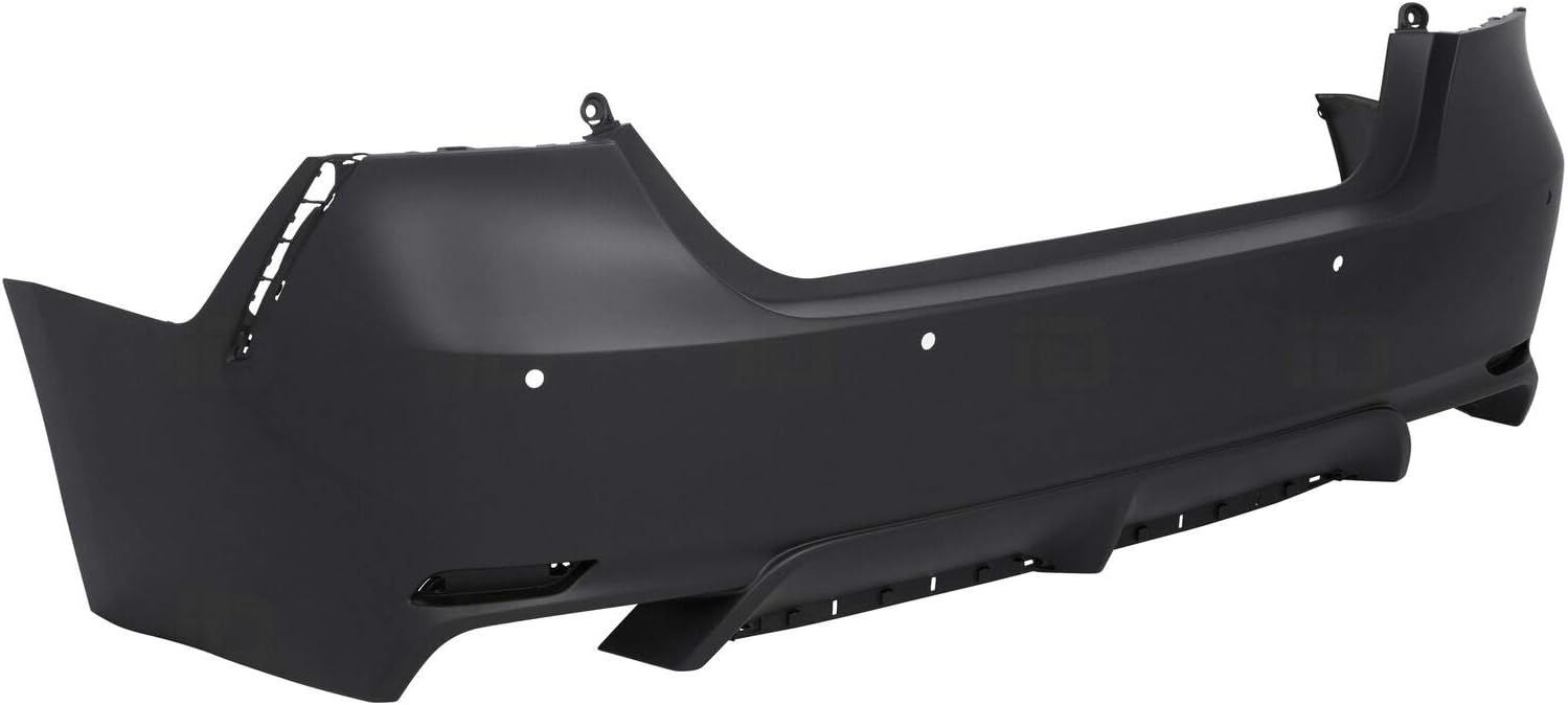 BUMPERS THAT DELIVER - Painted To Match, Rear Bumper Cover Replacement for 2018 2019 Toyota Camry XSE w/Park 18 19, TO1100332