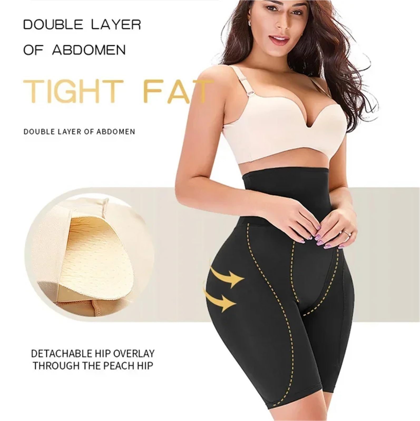 Guaina Contenitiva Donna Mutandine Modellanti for Il Corpo, Mutandine Imbottite, Modellanti for i Glutei Finti, Modellanti for i Fianchi, Modellanti for Le Cosce