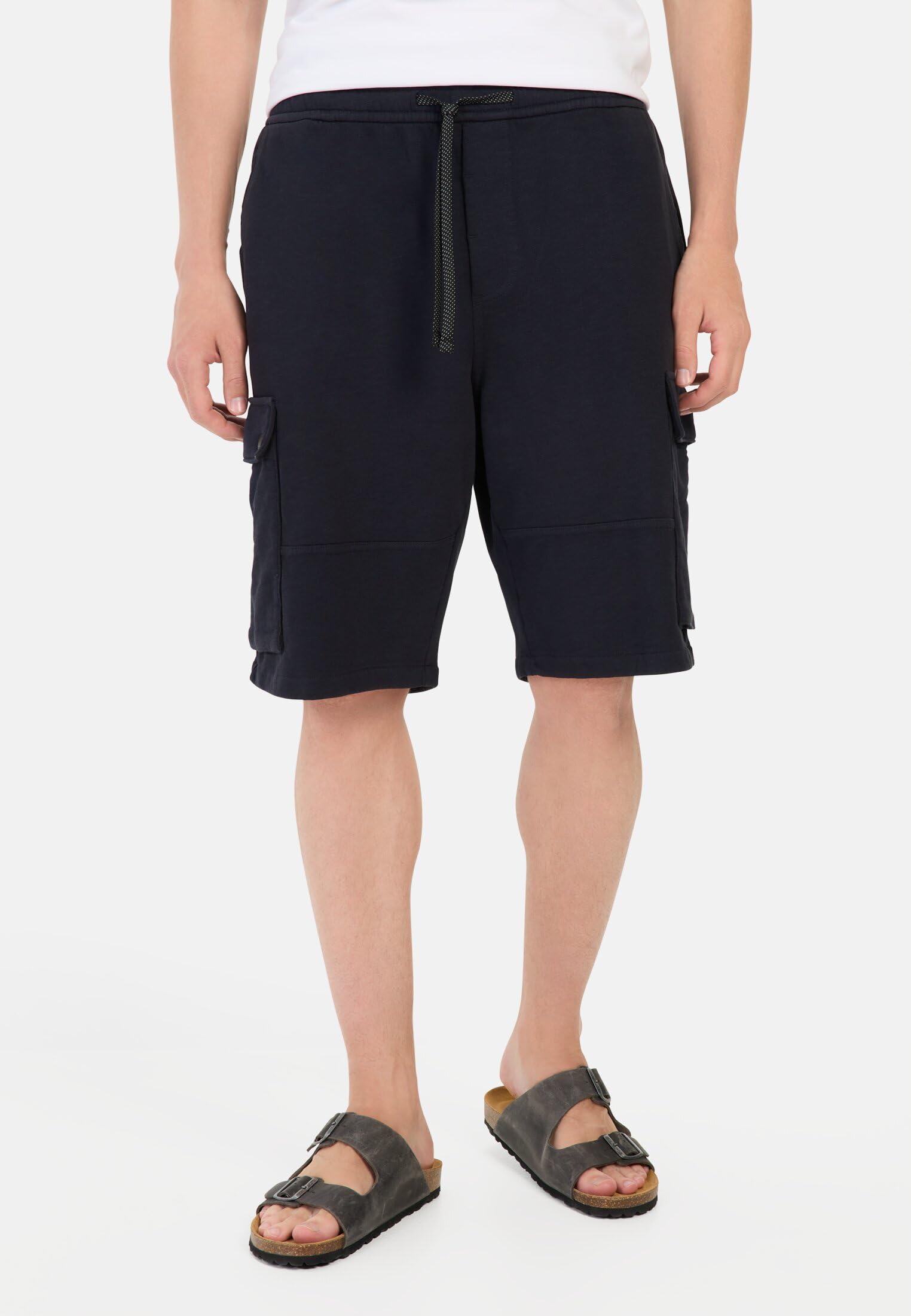 camel active Herren Sweatshorts mit Cargotaschen