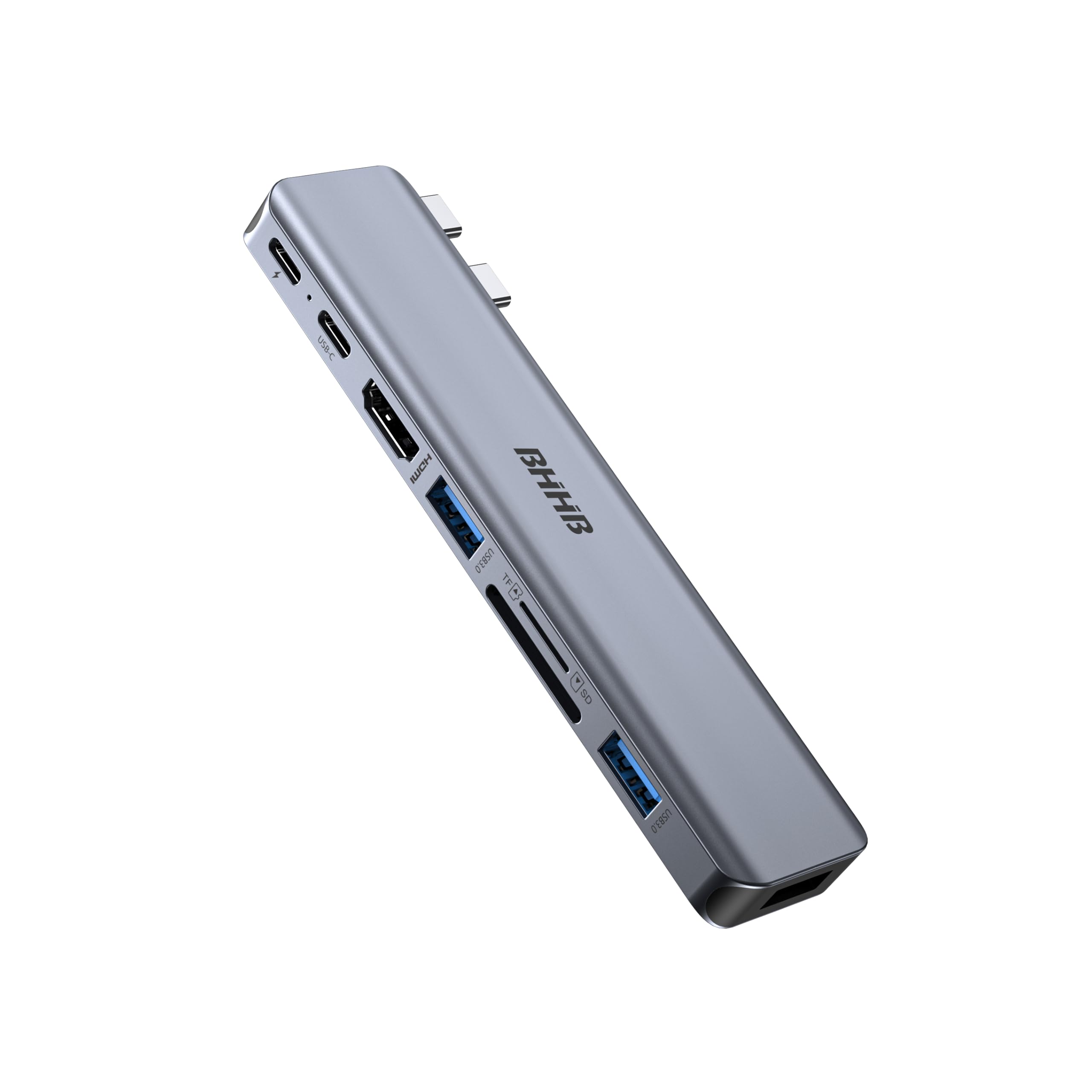 Amazon.com: USB C Hub Adapter for MacBook Air/Pro, 8-in-2 Mac Dock